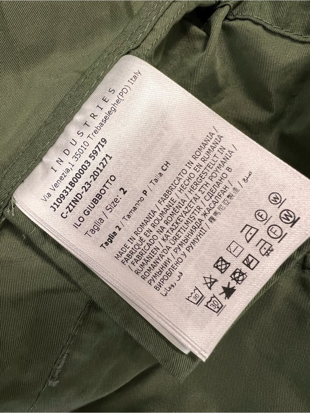 Moncler Hooded Jacket Women Medium 2 Military LLO concealed Field Cargo $1690 - Picture 11 of 16